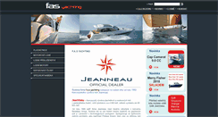 Desktop Screenshot of fasyachting.cz