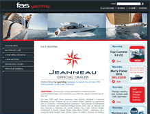 Tablet Screenshot of fasyachting.cz